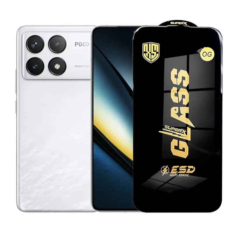 Flippy, Folie de Protectie pentru Xiaomi Poco F6 Pro, Flippy, Sticla Securizata ESD