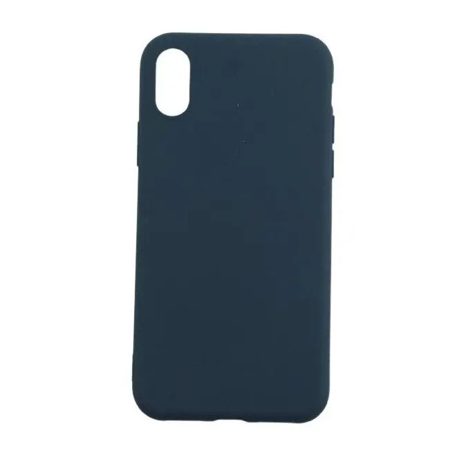 Flippy, Husa protectie Flippy compatibila cu Apple iPhone X / XS Matte Tpu Albastru inchis