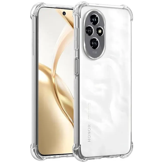 techsuit Husa pentru Honor 200, Techsuit Shockproof Clear Silicone, Transparenta