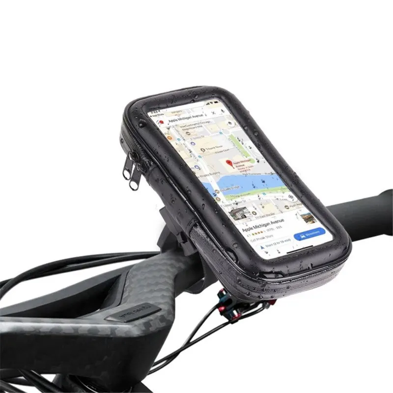 Flippy, Suport husa telefon mobil Flippy pentru bicicleta si motocicleta, rezistent apa si socuri