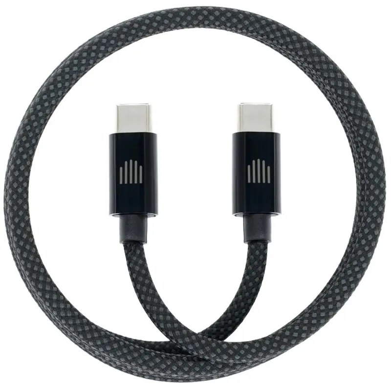 Dviced Dviced Magnetic Braided Cable USB-C to USB-C, 1,25m - Dark Grey