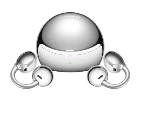 Casti True Wireless In-Ear HUAWEI FreeClip 2 S, Bluetooth, Autonomie 9/38 ore, Microfon, IP57/54 (Argintiu)
