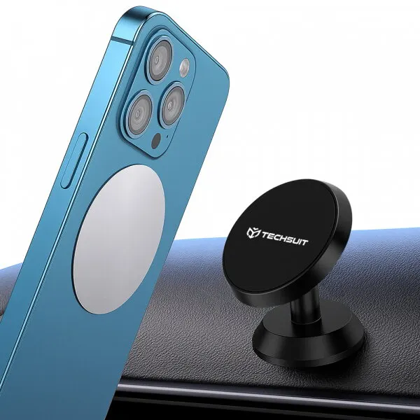 techsuit Suport Auto Magnetic Techsuit S10, Universal, Negru