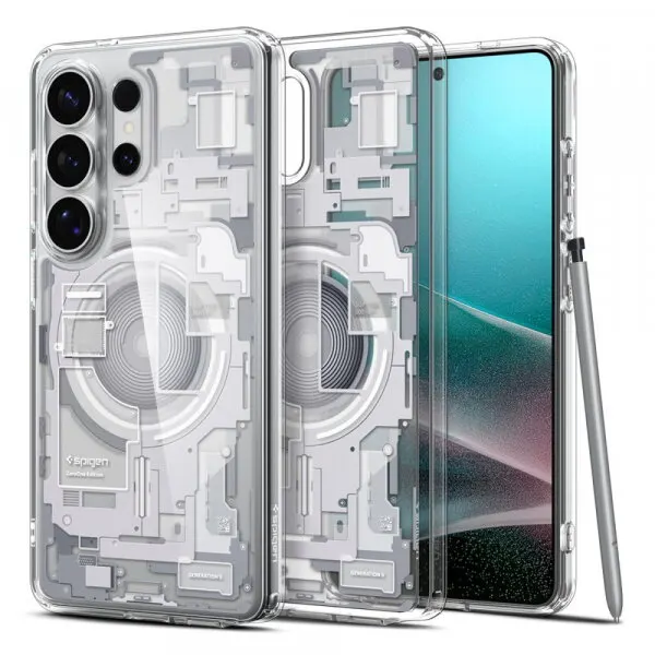 Spigen Husa MagSafe pentru Samsung Galaxy S26 Ultra S948, Spigen, Ultra Hybrid Zero One, Alba ACS10683