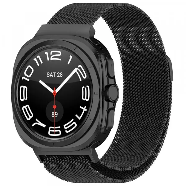 techsuit Curea Techsuit W009 pentru Samsung Galaxy Watch Ultra Series, Neagra