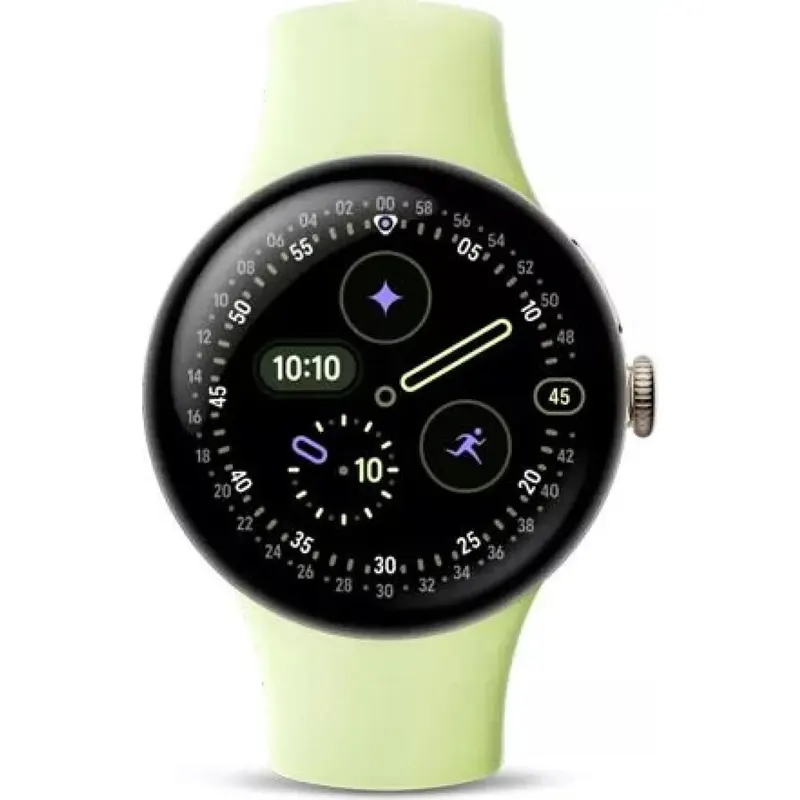 Google Ceas inteligent Google Pixel Watch 4 41mm LTE, Auriu GA10834, Lemongrass