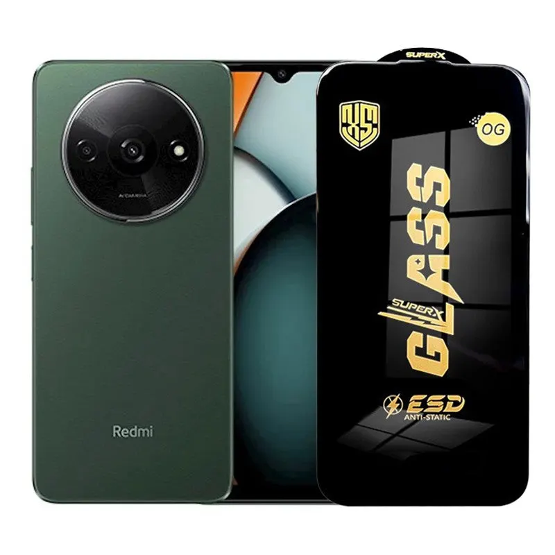 Flippy, Folie de Protectie pentru Xiaomi Redmi A3, Flippy, Sticla Securizata ESD, Margini Negre