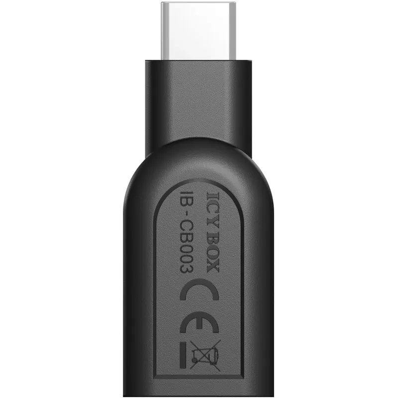 ICYBOX Adaptor alimentare si date Icy Box, pt smartphone USB 3.2 Type-C Gen 1 (M) la USB 3.2 Type-A Gen 1 (F), plastic, negru