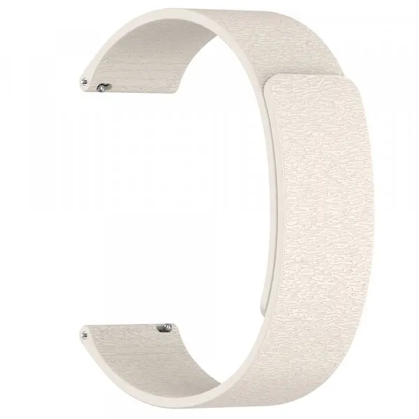 techsuit Curea Techsuit W074 pentru Huawei Watch / Garmin Watch Series, 18mm, Bej