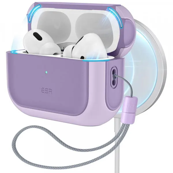 ESR Husa ESR Orbit Hybrid pentru Apple AirPods Pro Series, Mov