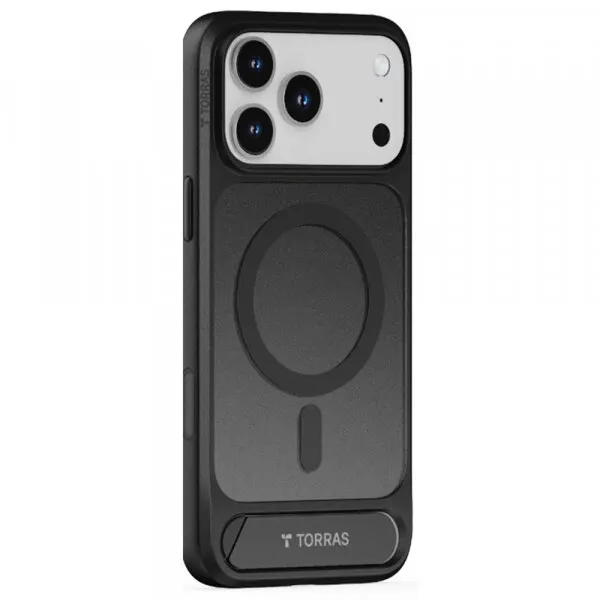 Torras Husa MagSafe pentru Apple iPhone 17 Pro Max, Torras, Pstand, Neagra