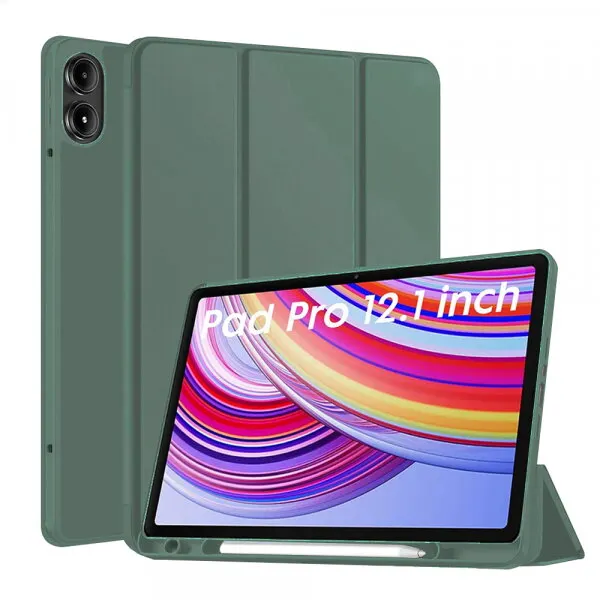 techsuit Husa pentru Xiaomi Redmi Pad Pro / Pad / Pad Pro 5G, Techsuit, Flex Trifold, Verde