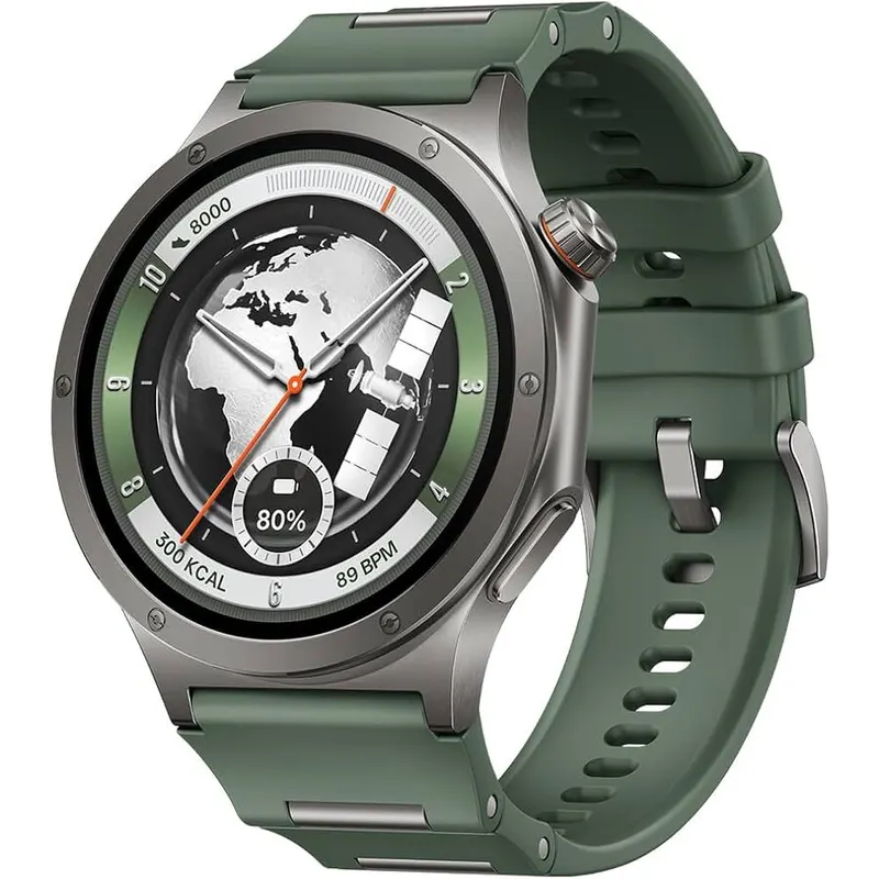 OnePlus Ceas inteligent OnePlus Watch 4, curea Mix- Fluororubber, 1,5, AMOLED LTPO, Verde