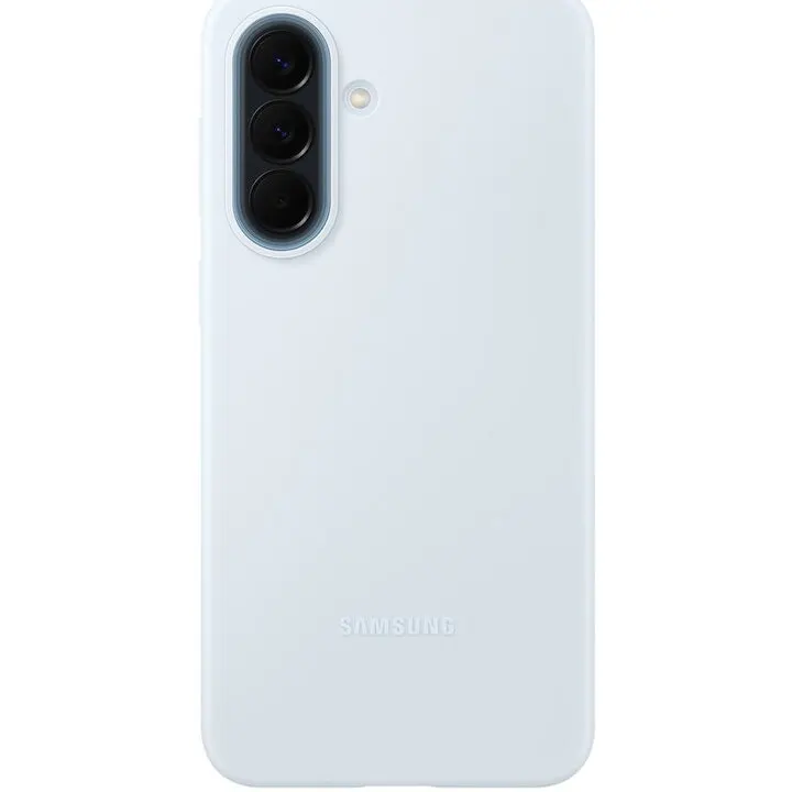 Samsung Husa telefon, Carcasa protectie spate Samsung Silicone Case (A576), pentru Galaxy A57, Albastru deschis