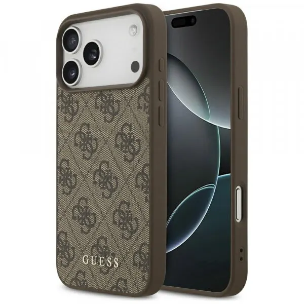 Guess Husa pentru Apple iPhone 18 Pro Max / 17 Pro Max, Guess, 4G Classic Logo, Maro