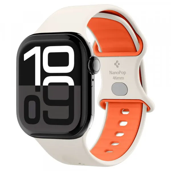 Spigen Curea Spigen Nano Pop pentru Apple Watch 42mm / 41mm / 40mm / 38mm Series, Bej AMP09326