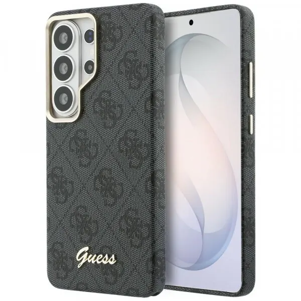 Guess Husa MagSafe pentru Samsung Galaxy S26 Ultra S948, Guess, 4G Script Logo, Neagra