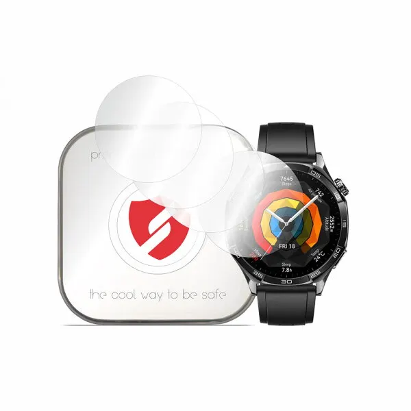 Smart Protection Folie Protectie Smart Protection Premium Classic pentru Huawei Watch GT 5 46mm, Set 4 bucati, Plastic