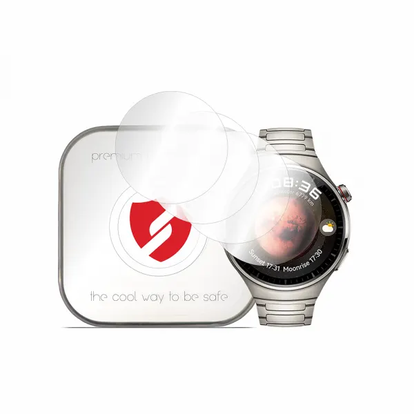 Smart Protection Folie Protectie Smart Protection Premium Classic pentru Huawei Watch 4 Pro, Set 4 bucati, Plastic