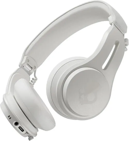 Casti Stereo Wireless Icon ANC, On-Ear, Bluetooth, Autonomie 60 ore, Microfon, Android/iOS (Alb/Portocaliu)