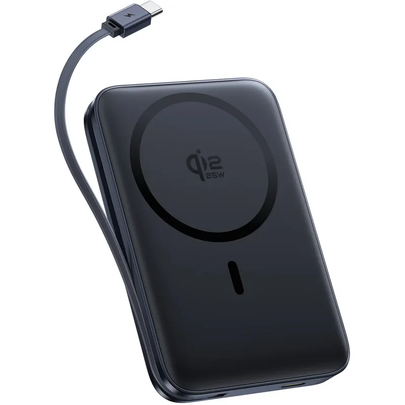 BASEUS Acumulator extern Baseus PicoGo AM61 Qi2.2, 10.000 mAh, 45W, Magnetic, Negru
