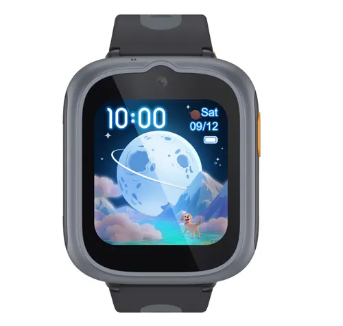 Smartwatch pentru copii TCL MOVETIME Kids Watch MT48, 1.68inch, 4G, GPS, IP68 2ATM, Camera 2MP (Gri)