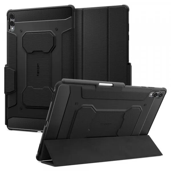 Spigen Husa pentru Samsung Galaxy Tab S11 Ultra, Spigen, Rugged Armor Pro, Neagra ACS10150