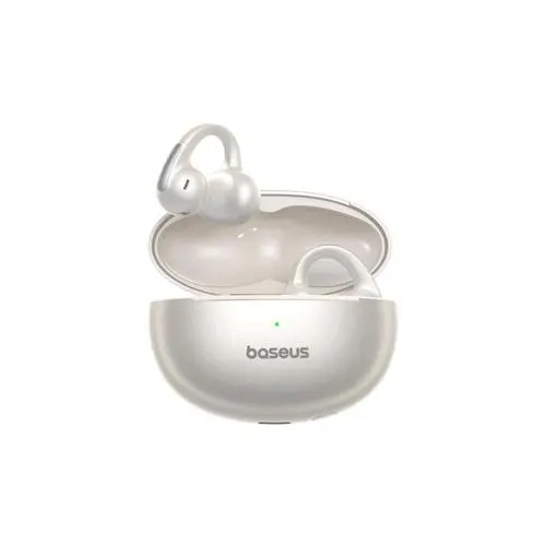 Casti True Wireless Open-Ear Baseus Bowie MC1 Pro, A0102504, Bluetooth, MultiPoint, Microfon (Alb)