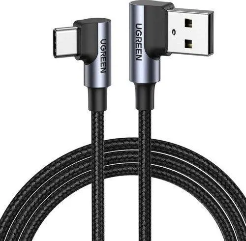 Cablu de date Ugreen UGR1467, USB-A la USB-C, 3m (Negru)