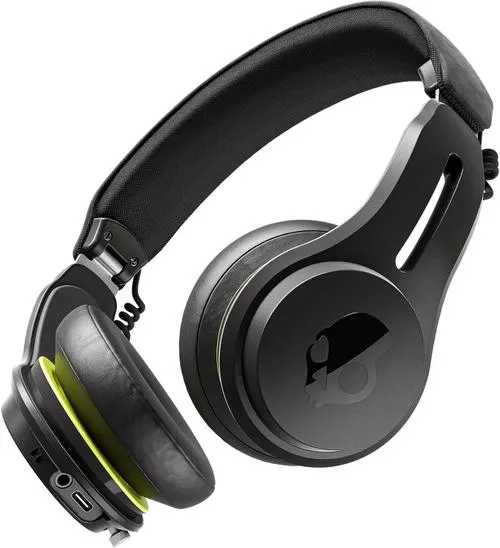 Casti Stereo Wireless SkullCandy Icon ANC, On-Ear, Bluetooth, Autonomie 60 ore, Microfon, Android/iOS (Negru)