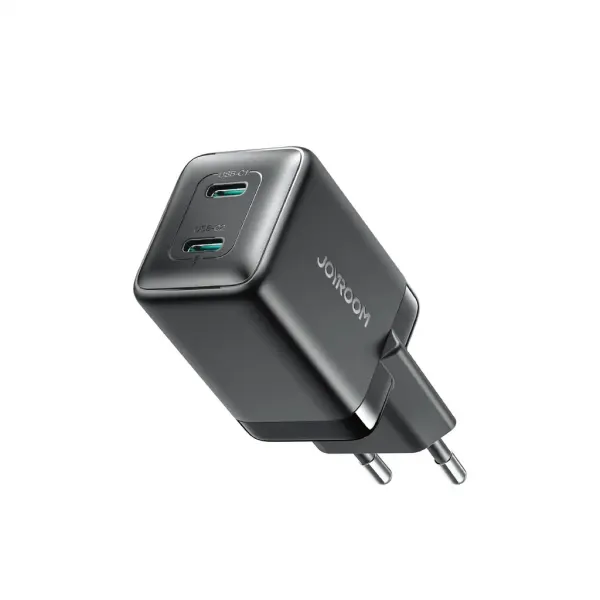 JOYROOM Incarcator Retea Joyroom JR-TCG17, 45W, 3A, 2 x USB-C, Negru
