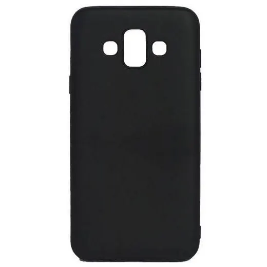 spacer Husa Spacer pentru Samsung J7 DUOS 2018, grosime 1 mm, material flexibil TPU, ColorFull Matt Ultra, Negru