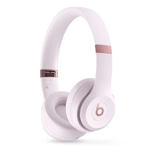 Casti Stereo Wireless On-Ear Beats Solo 4, Bluetooth, Autonomie 50 ore, ANC, Microfon (Roz)
