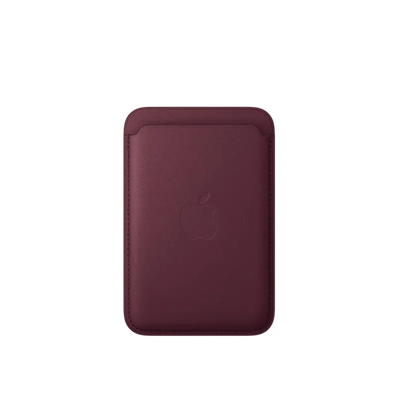 Apple Apple iPhone FineWoven Wallet with MagSafe – Burgundy