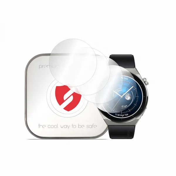 Smart Protection Folie Protectie Smart Protection Premium Classic pentru Huawei Watch GT 3 Pro 46mm, Set 4 bucati, Plastic