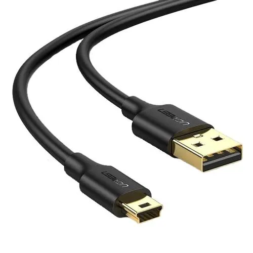 Cablu Date Ugreen US132 USB 2.0 A Male To Mini USB 5Pin Male 2m (Negru)