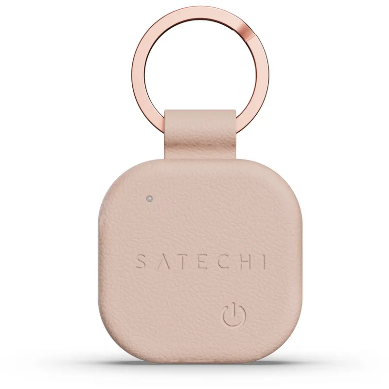 Satechi Breloc inteligent din piele vegana Satechi ST-LKCFR Findall, Roz Pal