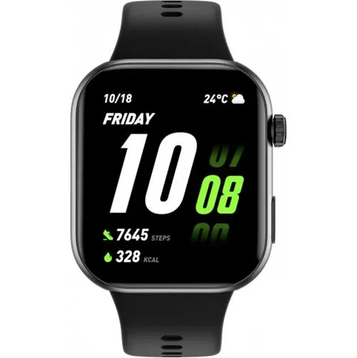 Smartwatch Honor Choice 2i 5504ACGT, Ecran AMOLED 1.85inch, Bluetooth, Android/iOS, IP68, Peste 109 moduri sportive (Negru)