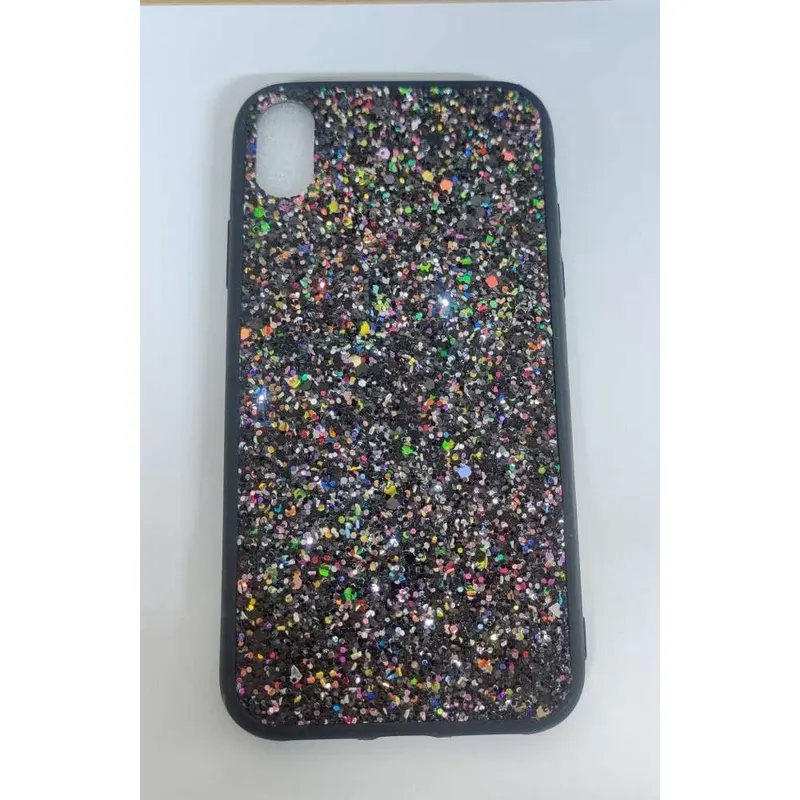 Apple, Husa de protectie pentru Apple iPhone 11 Pro Sparkling Glitter TPU Negru