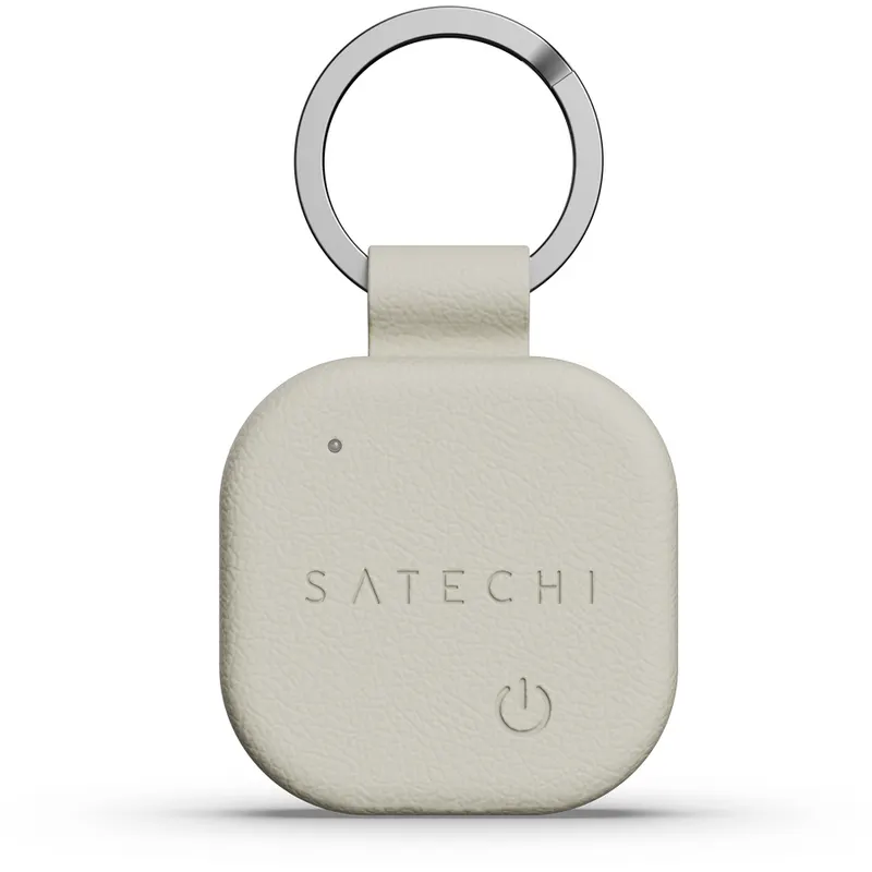 Satechi Breloc inteligent din piele vegana Satechi ST-LKCFW Findall, Nisipiu