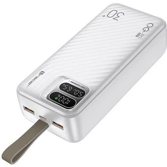 TRACER Acumulator Extern Tracer Blaze 30000mAh, 65W, 2x USB-A USB-C, Alb