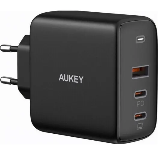AUKEY Incarcator retea AUKEY, Omnia Mix 3, 90W 3-Port, Negru