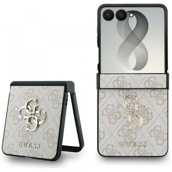 Guess Husa pentru Samsung Galaxy Z Flip8 F776, Guess, 4G Big Logo, Roz