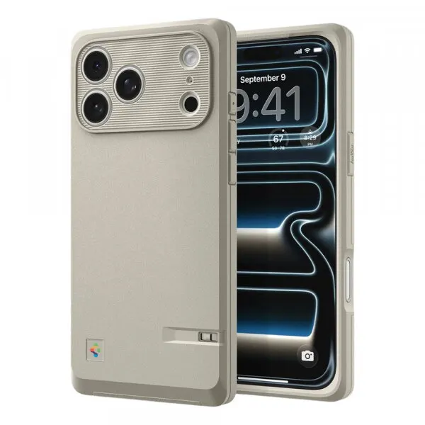 Spigen Husa MagSafe pentru Apple iPhone 17 Pro Max, Spigen, Classic LS, Crem ACS10478