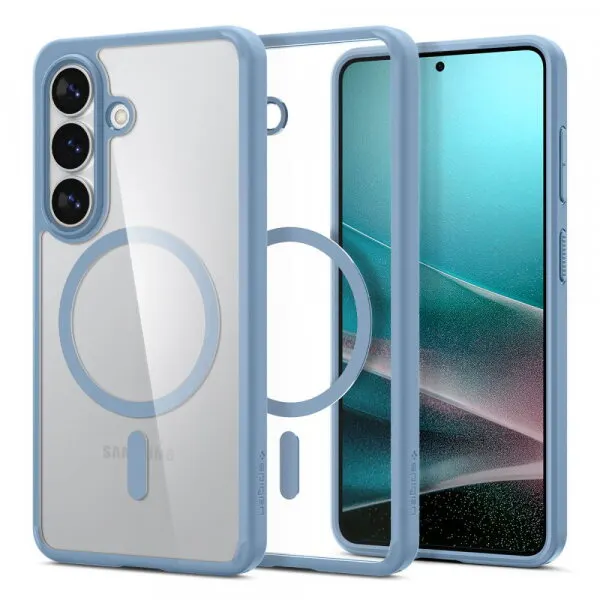 Spigen Husa MagSafe pentru Samsung Galaxy S26 S942, Spigen, Ultra Hybrid, Bleu ACS11219