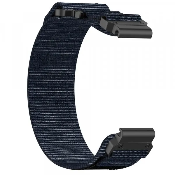 techsuit Curea Techsuit W057 pentru Garmin Watch Fenix / Forerunner Series, 22mm, Bleumarin