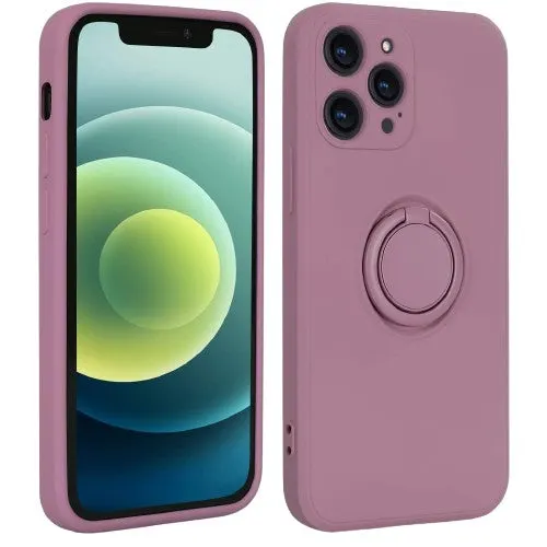 Flippy, Husa protectie Flippy compatibila cu Samsung A20E Liquid Silicone Ring cu suport rotativ Mo