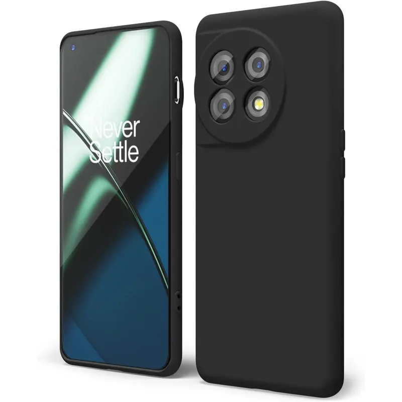 Husa de Protectie, Flippy, pentru OnePlus 11 5G, Liquid Silicone, cu Microfibra pe Interior, Protectie Antisoc