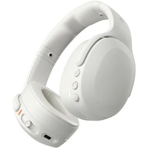 Casti Wireless SKULLCANDY Crusher Evo S6EVW-S951, Bluetooth 5.0, On-Ear, Microfon (Alb)