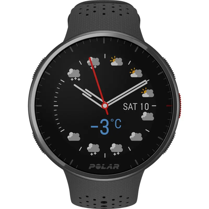 Polar Ceas inteligent Polar Pacer Pro, GPS, Sport, 45 mm, S/L, Gri Carbon